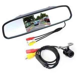Car and Truck Rear Camera Kit with 3.5 inch Color LCD Monitor Open Box