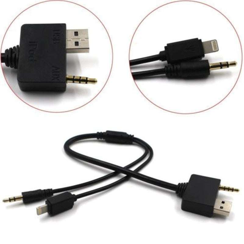 Hyundai Kia Car Audio Adapter Charger Cable for Apple iPhone - FRP.parts