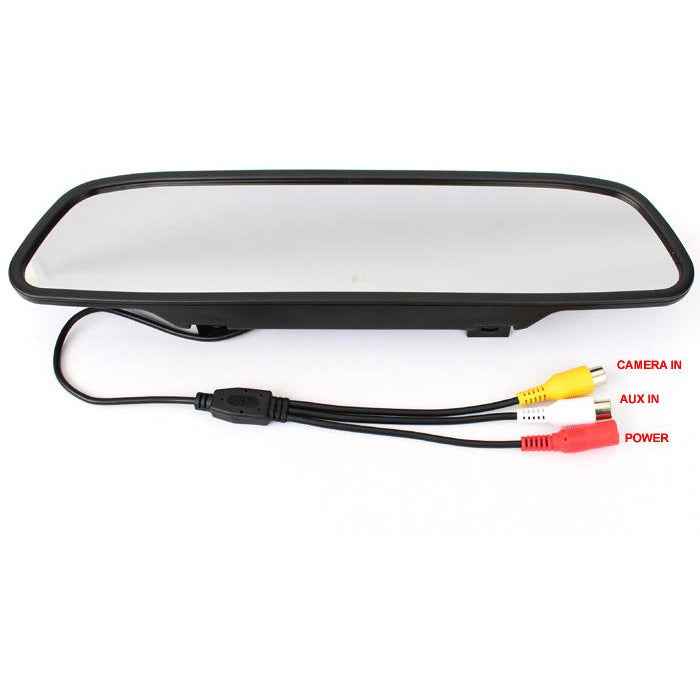 Car and Truck Rear Camera Kit with 3.5 inch Color LCD Monitor Open Box