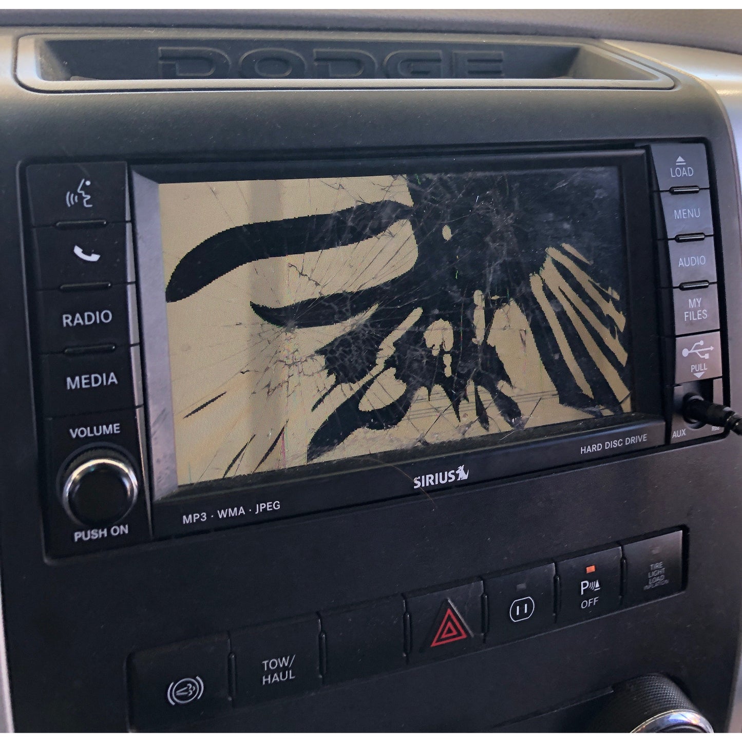 Chrysler Dodge Jeep Ram 430 RBZ 430N RHB Uconnect Radio LCD with Touchscreen LQ065T5GG64 - FRP.parts