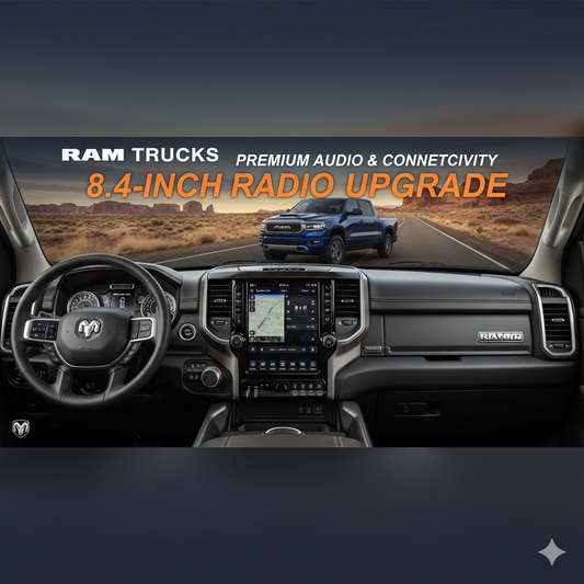 Ram Trucks Uconnect 5 8.4 inch Radio and Dash Bezel Kit New - FRP.parts
