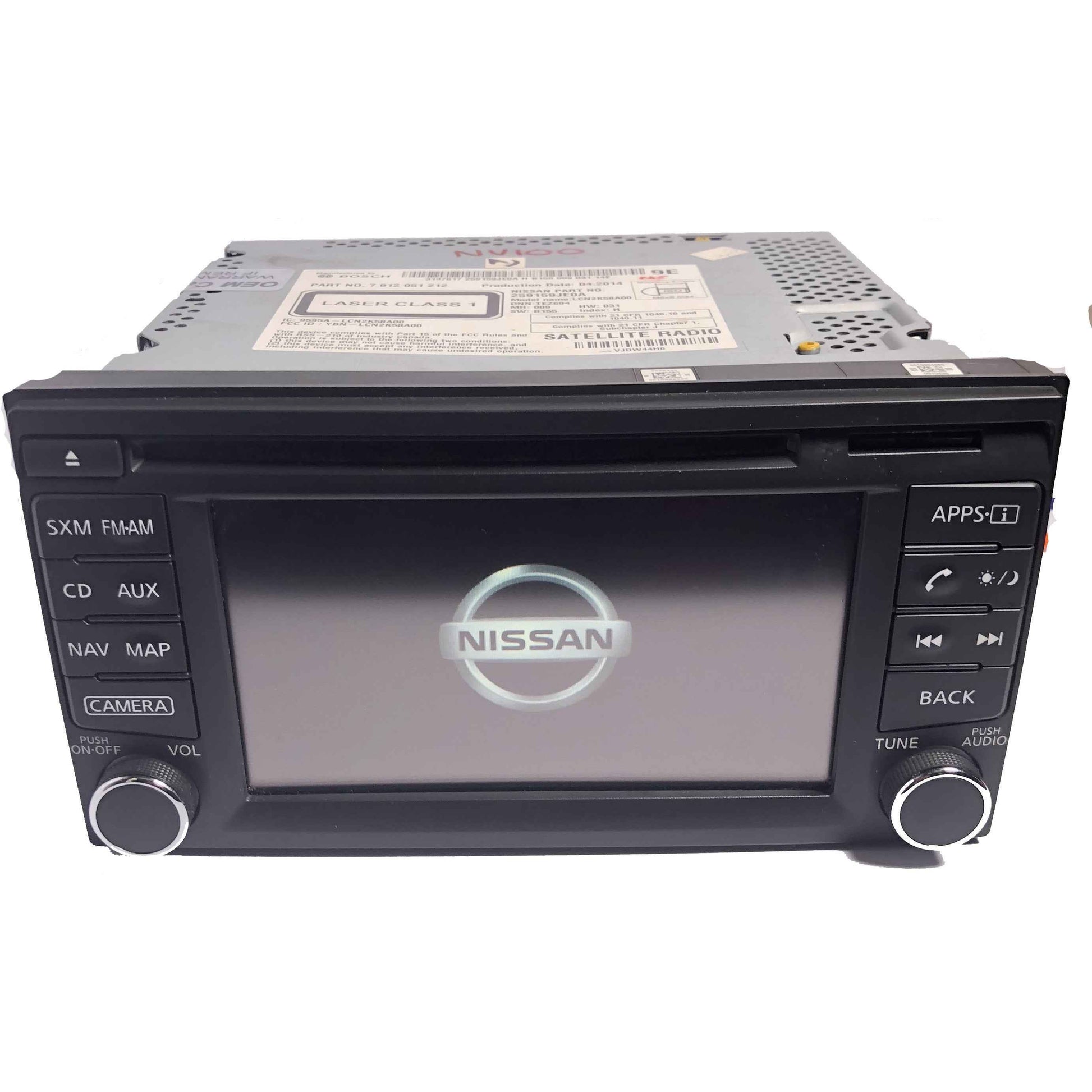 Nissan Connect 7 inch LCD with Touch screen LQ070Y5DG36