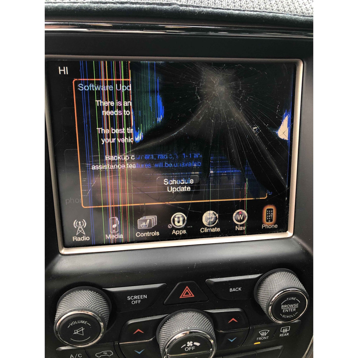 Chrysler Dodge Jeep Ram Uconnect 3C with 8.4 inch LCD and Touch screen DJ084NA-01A