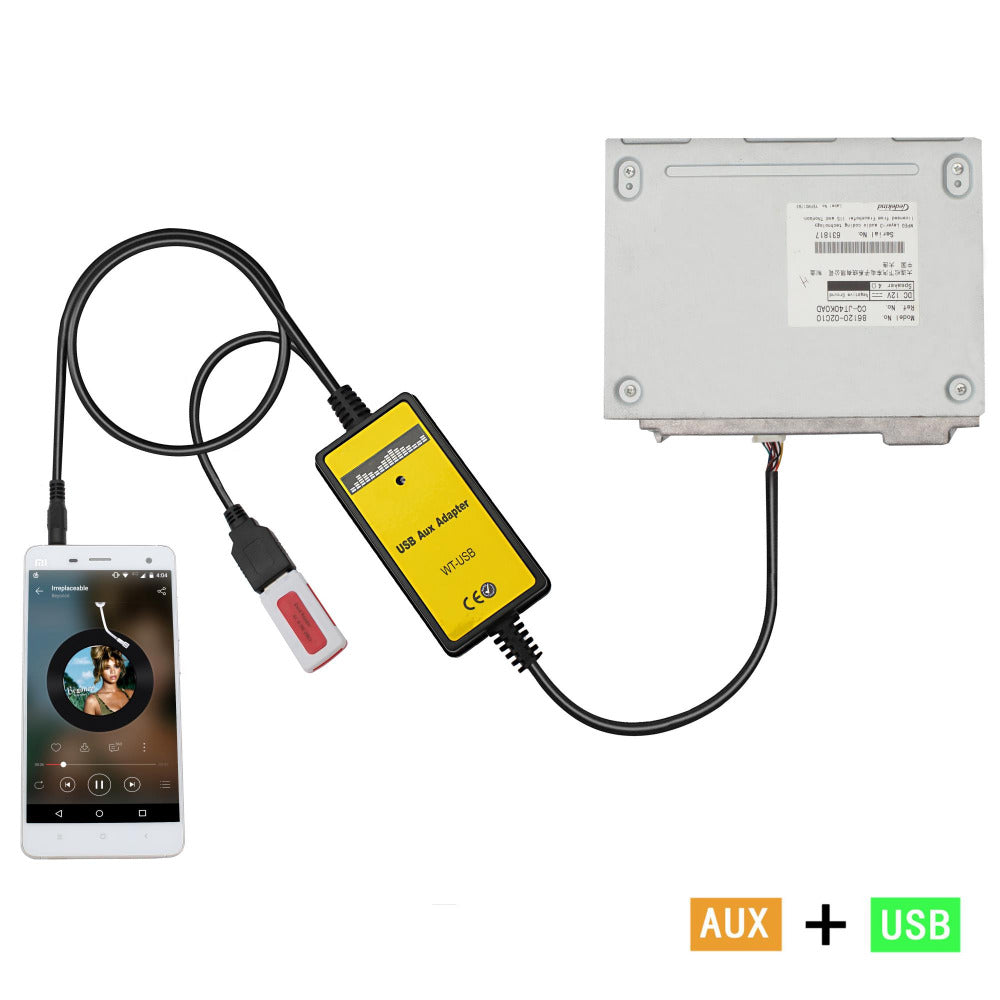 Toyota Lexus AUX and USB Input Adapter - FRP.parts